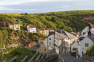 Early morning light, Staithes, North Yorkshire National Park, Yorkshire, England, United Kingdom, Europe