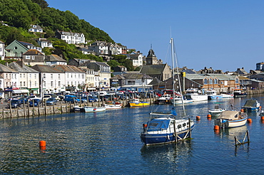 Waterfront at Looe, Cornwall, England, United Kingdom, Europe