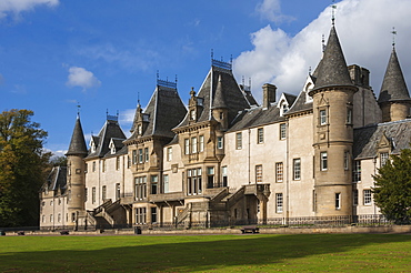 Callendar House, a 19th century mansion in French Renaissence style, Falkirk, Scotland, United Kingdom, Europe