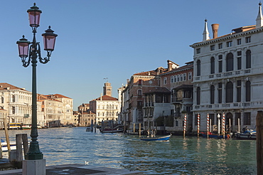 Grand Canal, morning, Venice, UNESCO World Heritage Site, Veneto, Italy, Europe