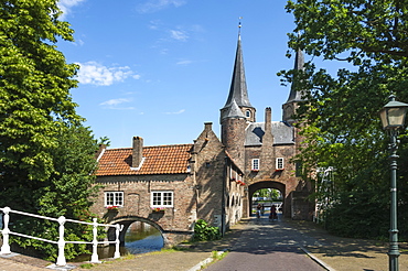 The 16th century East Port Gate, Delft, Holland, Europe