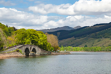 Inveraray Castle Road Bridge, Loch Fyne, Inveraray, Argyll, Scotland, United Kingdom, Europe