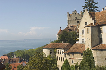 The Castle, lake aspect, Meersberg, Baden-Wurttemberg, Lake Constance, Germany, Europe