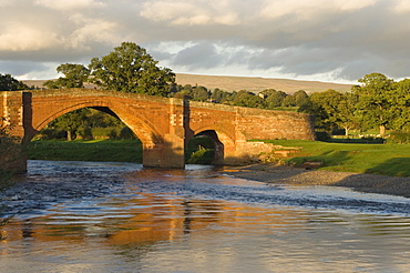 Eden Bridge, River Eden, Lazonby, Eden Valley, Cumbria, England, United Kingdom, Europe