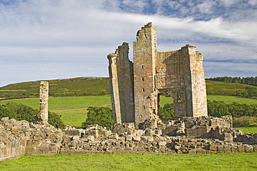 Eggleston Castle, a fortified border house, Northumbria, England, United Kingdom, Europe