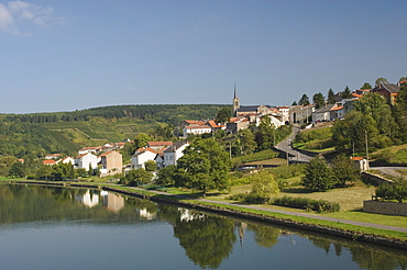 Schengen, Moselle wine route, Luxembourg, Europe