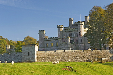 Lowther Castle, commisioned by the 5th Earl of Lonsdale, built on the site of mansions dating back to Edward I, Cumbria, England, United Kingdom, Europe