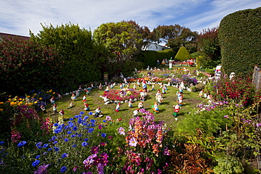 Garden gnomes, Port Stanley, Falkland Islands, South America