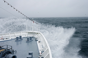 Stormy sea, Jan Mayen Island, Greenland, Arctic, Polar Regions