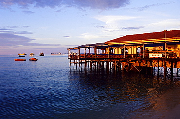 Jetty, Stone Town, island of Zanzibar, Tanzania, East Africa, Africa