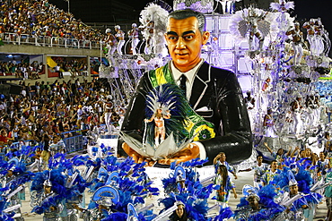 Carnival parade at the Sambodrome, Rio de Janeiro, Brazil, South America 