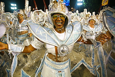 Carnival parade at the Sambodrome, Rio de Janeiro, Brazil, South America