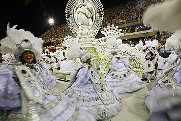 Carnival parade at the Sambodrome, Rio de Janeiro, Brazil, South America