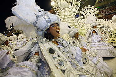 Carnival parade at the Sambodrome, Rio de Janeiro, Brazil, South America