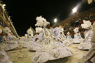 Carnival parade at the Sambodrome, Rio de Janeiro, Brazil, South America 