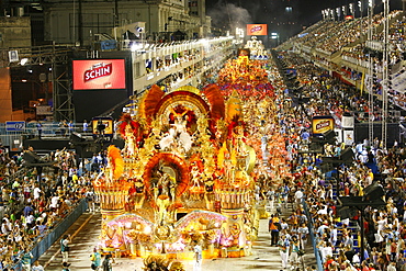 Carnival parade at the Sambodrome, Rio de Janeiro, Brazil, South America