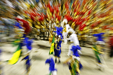 Carnival parade at the Sambodrome, Rio de Janeiro, Brazil, South America