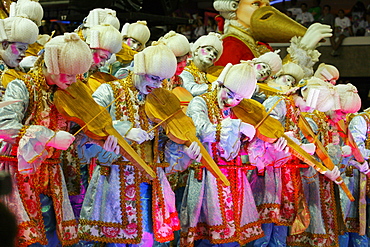 Carnival parade at the Sambodrome, Rio de Janeiro, Brazil, South America 