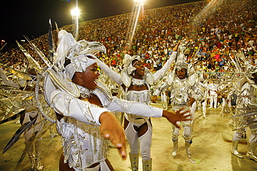 Carnival parade at the Sambodrome, Rio de Janeiro, Brazil, South America 