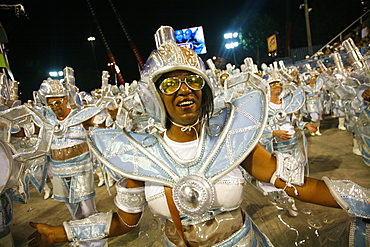 Carnival parade at the Sambodrome, Rio de Janeiro, Brazil, South America