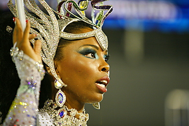 Carnival parade at the Sambodrome, Rio de Janeiro, Brazil, South America