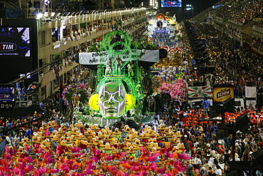 Carnival parade at the Sambodrome, Rio de Janeiro, Brazil, South America