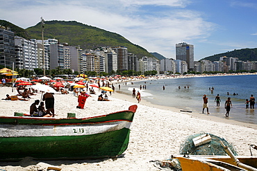 Copacabana beach, Rio de Janeiro, Brazil, South America