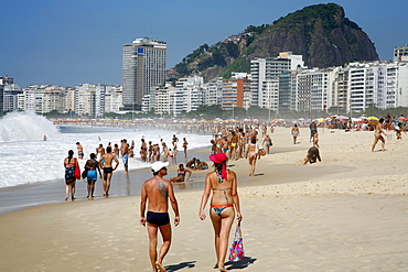 Copacabana beach, Rio de Janeiro, Brazil, South America