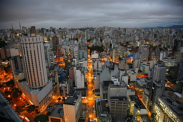 Skyline of Sao Paulo, Brazil, South America 