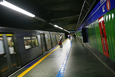 Metro station, Sao Paulo, Brazil, South America 