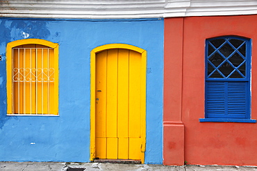 Colonial building at the old colonial city centre in the lower area, Porto Seguro, Bahia, Brazil, South America 