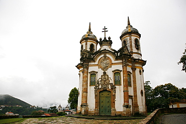 Sao Francisco de Assis church, Ouro Preto, UNESCO World Heritage Site, Minas Gerais, Brazil, South America 