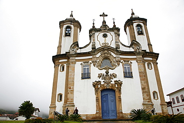 Igreja de Nossa Senhora do Carmo (Our Lady of Mount Carmel) church, Ouro Preto, UNESCO World Heritage Site, Minas Gerais, Brazil, South America 