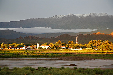 View over Molinos, Salta Province, Argentina, South America 