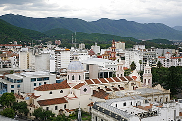 Skyline of Salta city, Argentina, South America 