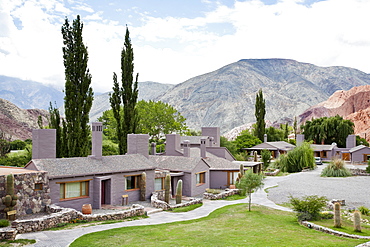 The luxurious La Comarca Hotel in Purmamarca, Jujuy Province, Argentina, South America