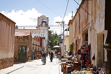 Street scene in Humahuaca, Quebrada de Humahuaca, Jujuy Province, Argentina, South America 