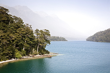 Correntoso Lake along the Seven Lakes route, Patagonia, Argentina, South America 