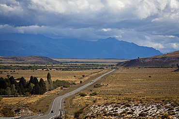 View over Ruta 40, Patagonia, Argentina, South America 