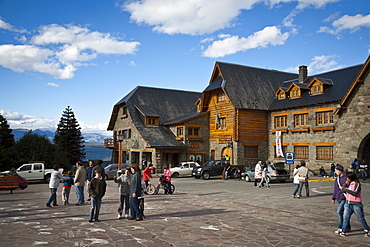 Cenro Civico, the main town hall in Bariloche, Patagonia, Argentina, South America