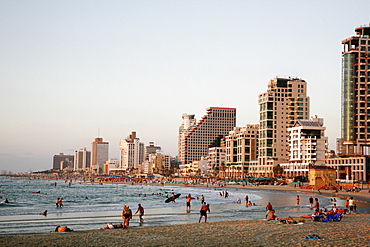 Beach, Tel Aviv, Israel, Middle East 