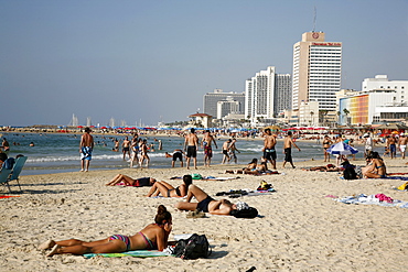 Beach, Tel Aviv, Israel, Middle East