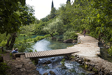 Banias nature reserve, Golan Heights, Israel, Middle East 