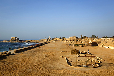 The Roman hippodrome, Caesarea, Israel, Middle East 