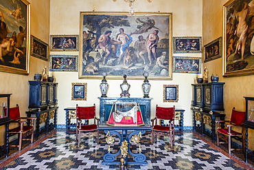 The Borromeo's Palace on Isola Bella, Borromean Islands, Lake Maggiore, Piedmont, Italy, Europe