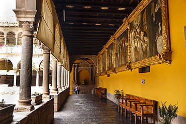 Santo Domingo church at the Qorikancha, Cuzco, UNESCO World Heritage Site, Peru, South America 