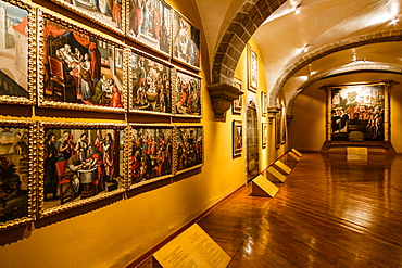 The Pinacoteca at Santo Domingo church at the Qorikancha, Cuzco, UNESCO World Heritage Site, Peru, South America 