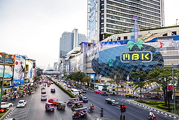 Scene from the city center, Bangkok, Thailand, Southeast Asia, Asia