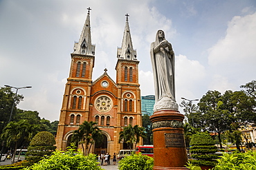 Notre Dame cathedral, Ho Chi Minh City (Saigon), Vietnam, Indochina, Southeast Asia, Asia