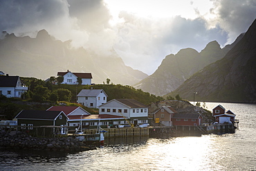 Hamnoy near Reine, Lofoten Islands, Arctic, Norway, Scandinavia, Europe